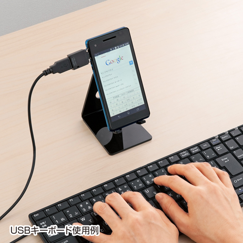 USBホストアダプタ（ブラック） サンワサプライ