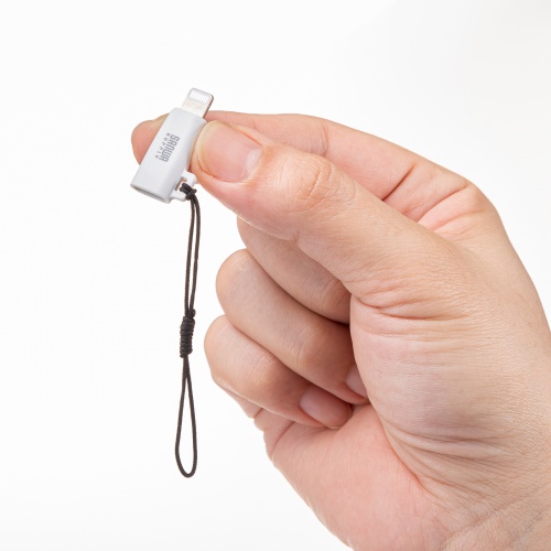 USB‑C to Lightning変換アダプタ｜PD60W・データ転送・MFi認証・ホワイト