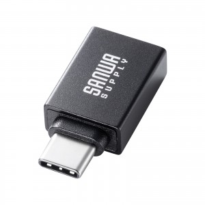 Type-C変換アダプタ（USB 5Gbps・USB A to Type-C変換・5V3A充電対応・超小型設計・アルミコネクタ）