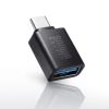 Type-C変換アダプタ（USB 5Gbps・USB A to Type-C変換・5V3A充電対応・超小型設計・樹脂コネクタ・袋パッケージ）