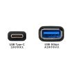 Type-C変換ケーブル（USB AtoC 変換・ケーブル一体型・USB・5Gbps・最大15W充電・ケーブル長7cm・USB-IF正規認証品・ブラック）