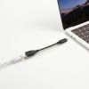 Type-C変換ケーブル（USB AtoC 変換・ケーブル一体型・USB・5Gbps・最大15W充電・ケーブル長7cm・USB-IF正規認証品・ブラック）