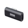 USB-C変換アダプタ（L字型・縦挿し・USB 40Gbps・高速転送・PD240W・急速充電・CtoCコネクタ・ブラック）
