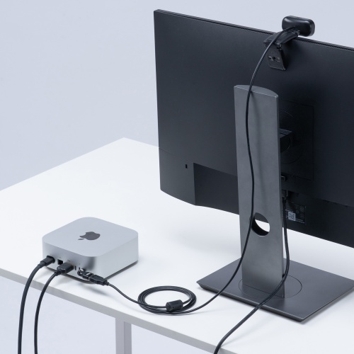 USB A to C 変換アダプタ(540°回転・上下左右・全方向対応・ L字・L型コネクタ・USB2.0・Type-Cオス-USB Aメス・方向変換・ブラック）