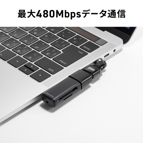 USB A to C 変換アダプタ(540°回転・上下左右・全方向対応・ L字・L型コネクタ・USB2.0・Type-Cオス-USB Aメス・方向変換・ブラック）