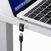 USB-C変換アダプタ（L字型・垂直タイプ・上下方向・USB・40Gbps・高速転送・PD240W・急速充電・CtoCコネクタ・ブラック）