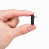 USB-C変換アダプタ（L字型・垂直タイプ・上下方向・USB・40Gbps・高速転送・PD240W・急速充電・CtoCコネクタ・ブラック）