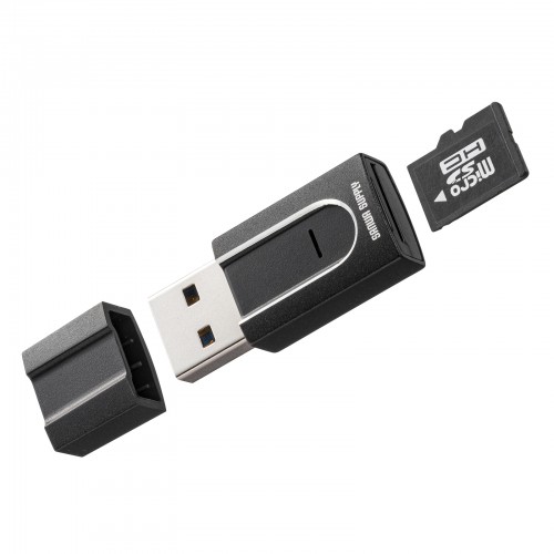 超小型microSDカードリーダー（USB Aポート対応）