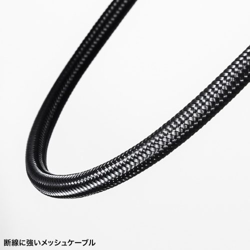 カードリーダー（SD/microSDカードリーダー・USB3.2 Gen1・USB A接続・超薄型・コンパクト・メッシュケーブル・シルバー） ADR-3MSD2S