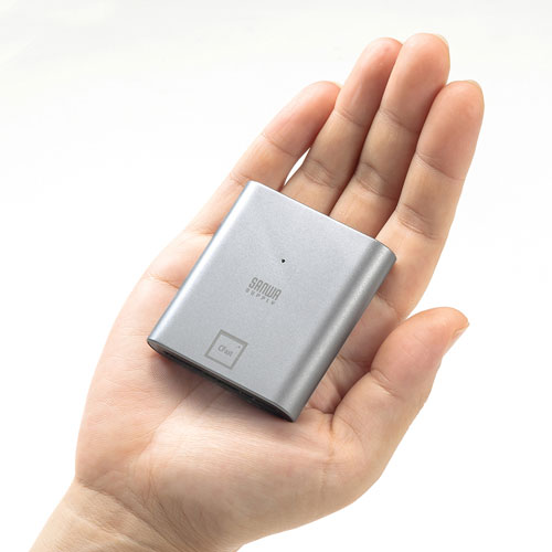 カードリーダー（CFast対応・USB Type-C接続・Windows・Mac・シルバー）