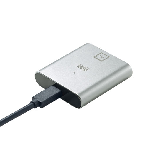 カードリーダー（CFast対応・USB Type-C接続・Windows・Mac・シルバー）
