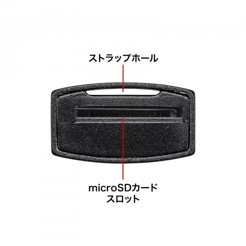microSDカードリーダー（タイプC・超小型・iPhone15・iPhone15plus・iPad Pro M4・iPad Air M2） ADR-3TCMS10 サンワサプライ