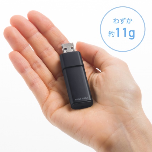 カードリーダー（スライドキャップ・SD・microSD・コンパクト・ストラップホール・USB A接続）