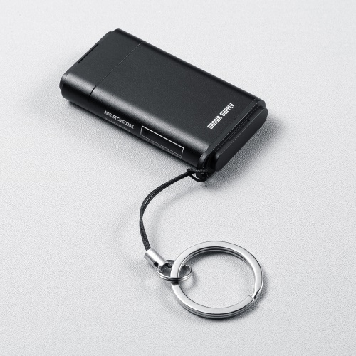 USB-C カードリーダー（SDカード・microSDカード・UHS-II 対応・USB3.0・5Gbps・2-in-1・小型・軽量・高速・ブラック）