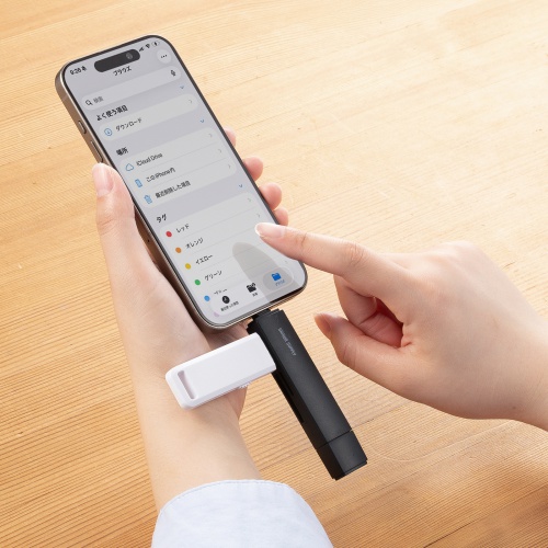 SD/microSDカードリーダー（USB Type-C ＆ USB-A両対応・直挿し・USBポート付き）