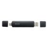 SD/microSDカードリーダー（USB Type-C ＆ USB-A両対応・直挿し・USBポート付き）