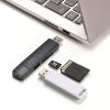 SD/microSDカードリーダー（USB Type-C ＆ USB-A両対応・直挿し・USBポート付き）