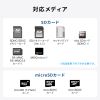 SD/microSDカードリーダー（USB Type-C ＆ USB-A両対応・直挿し・USBポート付き）