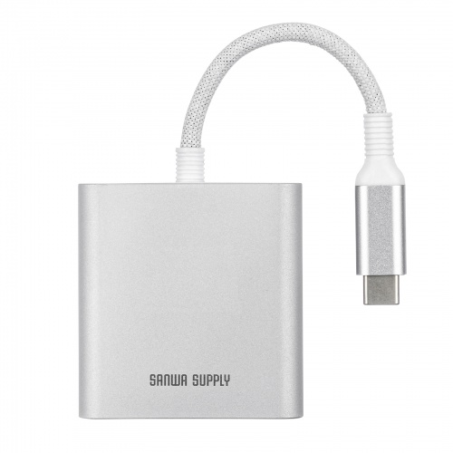 カードリーダー（タイプCカードリーダー・PD充電・100W・SD・microSD・スマートフォン・タブレット・同時読み込み） ADR-5TCSDPW サンワサプライ