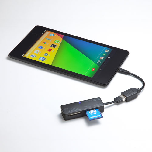 アンドロイド対応カードリーダー（ブラック）