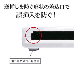 CFカードリーダー(USB3.0・UDMA対応・ホワイト)