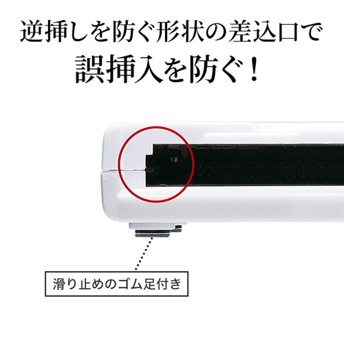 CFカードリーダー(USB3.0・UDMA対応・ホワイト)