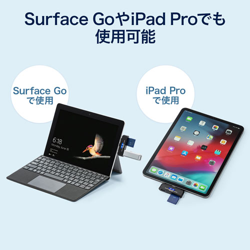 USB3.1Type-Cカードリーダー（android・スマホ・タブレット・SD・microSD・ブラック）