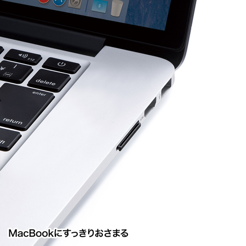 microSDアダプタ（MacBook用・Pro・Air対応・変換・SD・ストレージ拡張） ADR-MMICRO サンワサプライ