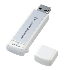 サンワサプライ】メモリースティックマイクロの読み書きがアダプタなし