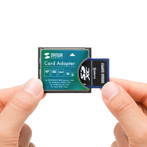 CF変換アダプタ（SDXC・SDHC・microSDXC）