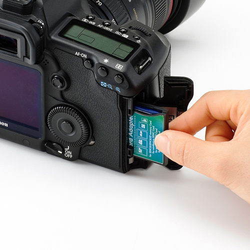 SDXCカード用CF変換アダプタ サンワサプライ