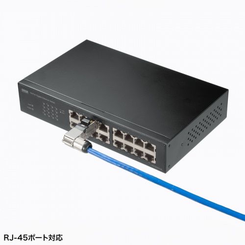 RJ-45コネクタ（CAT6A/CAT6/CAT5e兼用・L字型・かしめ工具不要・フルメタルダイカスト構造）