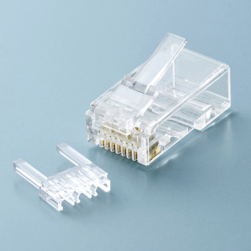 LANコネクタ（RJ-45・単線用・CAT6対応・10個入り） ADT-6RJ-10N サンワサプライ