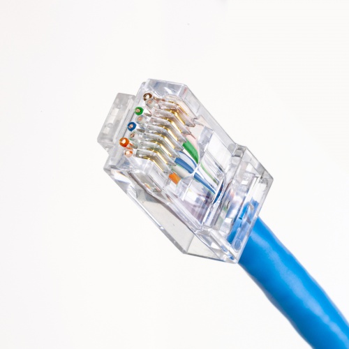 RJ-45コネクタ（CAT6・CAT5e対応・貫通型・単線・より線共用・100個入り）ADT-6RJKN-100