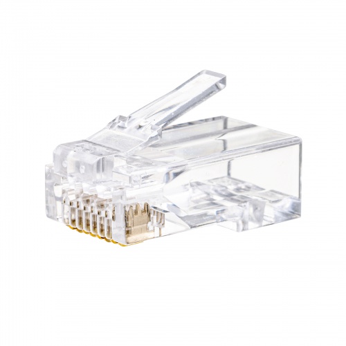 RJ-45コネクタ（CAT6・CAT5e対応・貫通型・単線・より線共用・100個入り）ADT-6RJKN-100