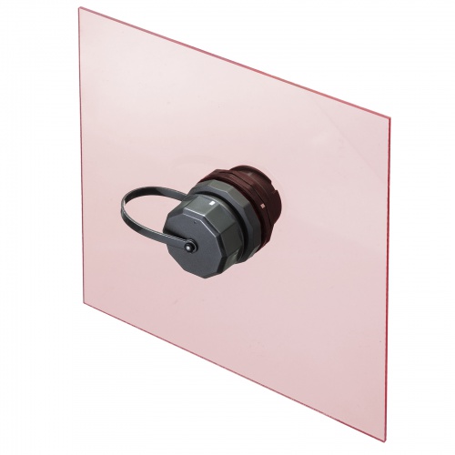 RJ-45中継アダプタ（パネルマウント対応・CAT6A・STP・防水防塵・IP68・PoE/PoE+/PoE++対応）