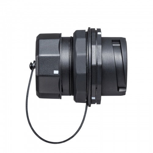 RJ-45中継アダプタ（パネルマウント対応・CAT6A・STP・防水防塵・IP68・PoE/PoE+/PoE++対応）