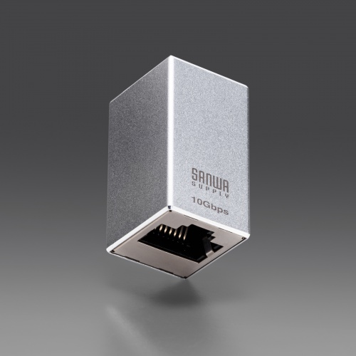 RJ-45中継アダプタ（CAT7・10Gbps・PoE/PoE+/PoE++・UTP/STP・LANケーブル・延長）