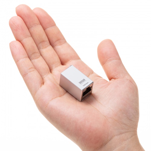 RJ-45中継アダプタ（CAT7・10Gbps・PoE/PoE+/PoE++・UTP/STP・LANケーブル・延長）