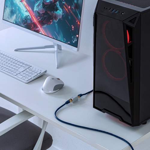 RJ-45中継アダプタ（CAT7・10Gbps・PoE/PoE+/PoE++・UTP/STP・LANケーブル・延長）