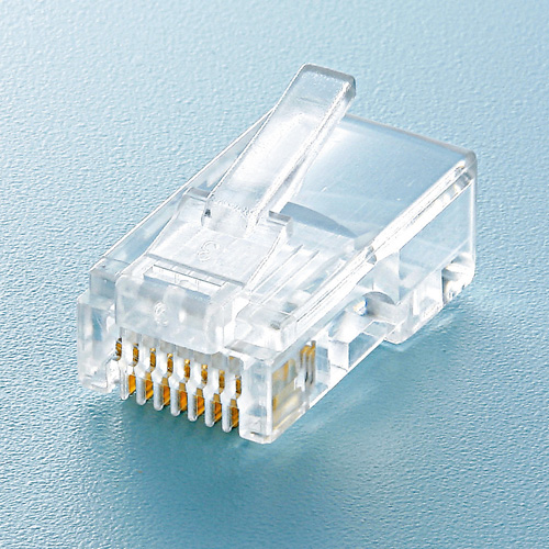 LANコネクタ（CAT5e対応・RJ-45・より線用・10個入り） ADT-RJ45-10N サンワサプライ