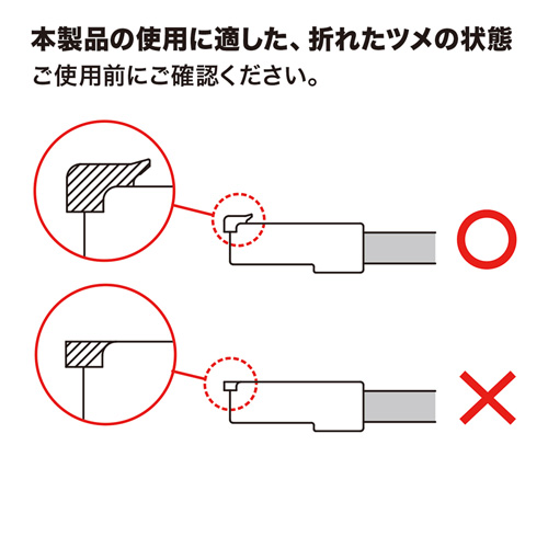 RJ-45プラグSOS ADT-RJ45SOS-10 サンワサプライ