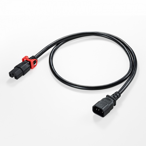 抜け防止ロック式電源コード（ロックプラス・1m・15A・250V）