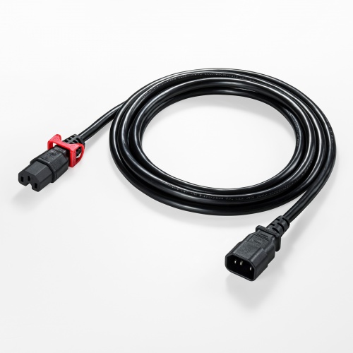 抜け防止ロック式電源コード（ロックプラス・3m・15A・250V）