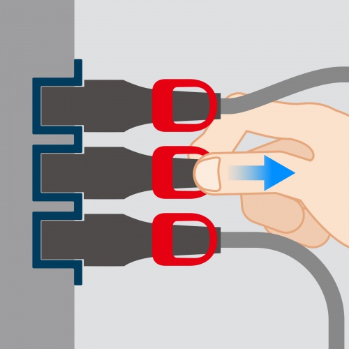 抜け防止ロック式電源コード（ロックプラス・3m・15A・250V）