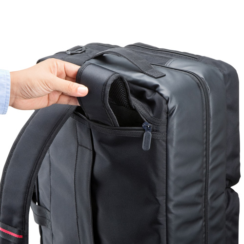 ビジネスバッグ（3WAY・リュック・手提げ・ショルダー・出張・大容量・PC・タブレット） BAG-3WAY22BK サンワサプライ