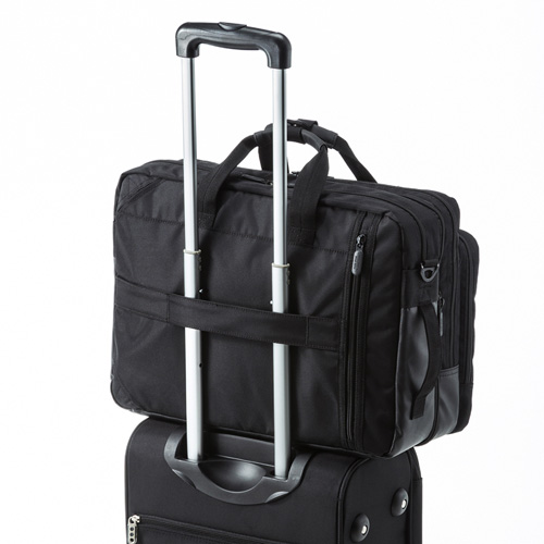 ビジネスバッグ（3WAY・リュック・手提げ・ショルダー・出張・大容量・PC・タブレット） BAG-3WAY22BK サンワサプライ