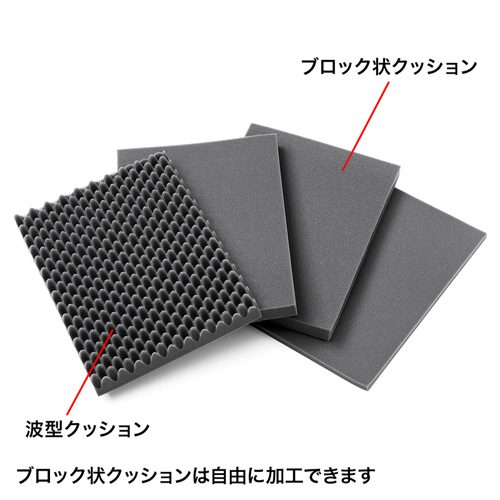 アルミハードケース（セキュリティ対応・シルバー） BAG-AL5SL サンワサプライ