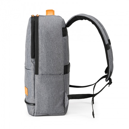 ビジネスカジュアルバッグ（ノートPC 収納・15.6型・リュックサック・バックパック・キャリーサポーター・ライトグレー）