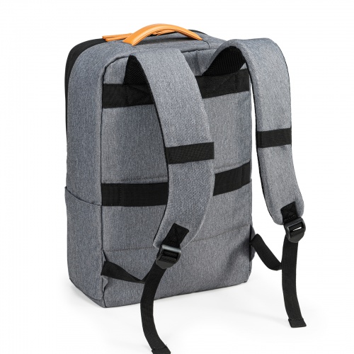 ビジネスカジュアルバッグ（ノートPC 収納・15.6型・リュックサック・バックパック・キャリーサポーター・ライトグレー）